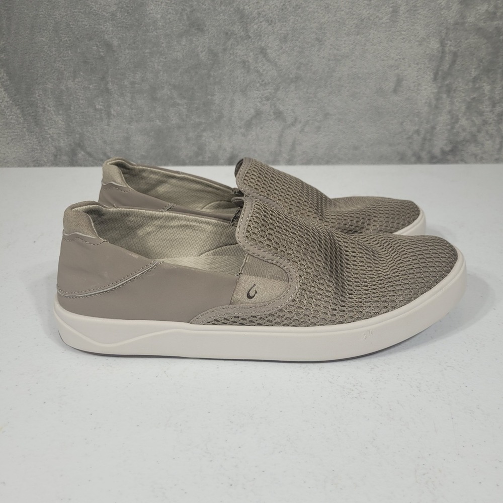 Olukai Lae'ahi Men's Size 9.5 Slip On Beach Sneakers Clay Clay 10443-1010 Mesh